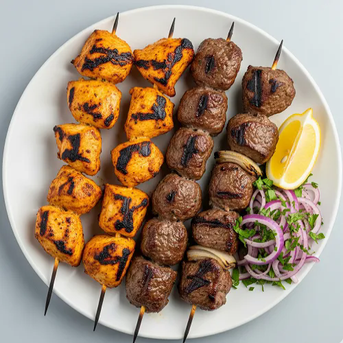 8. Mix Lamb Tikka & Chicken Tikka 