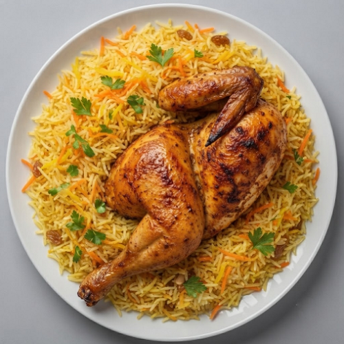 18. Half Grill Chicken On Rice Quzi 