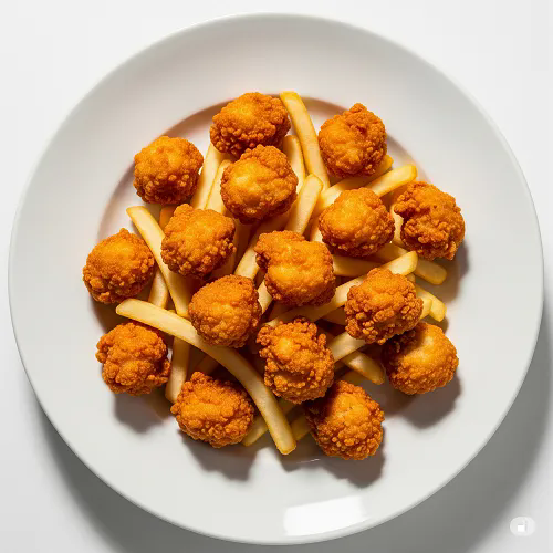 2. Chicken Popcorn & Chips 
